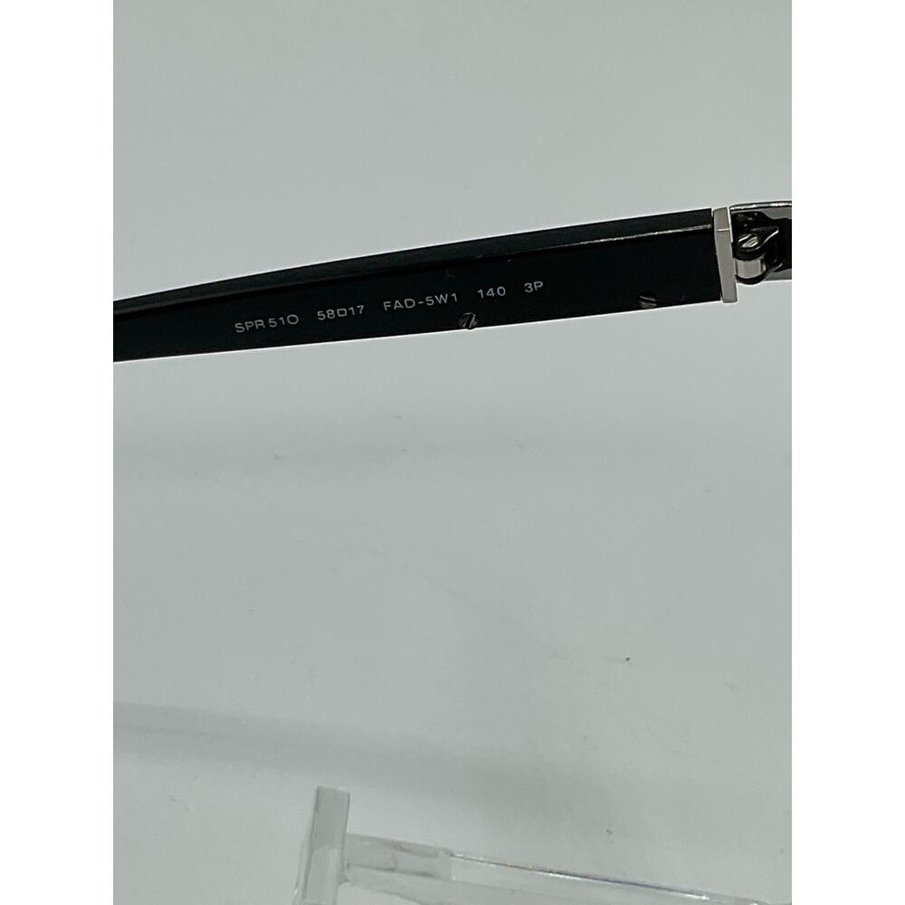 Prada Glasses, FRAMES ONLY-Black/Silver - image 8